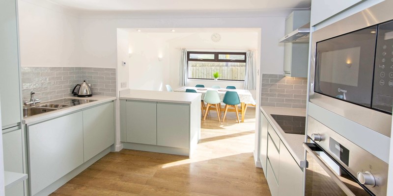 Spacious large family kitchen diner