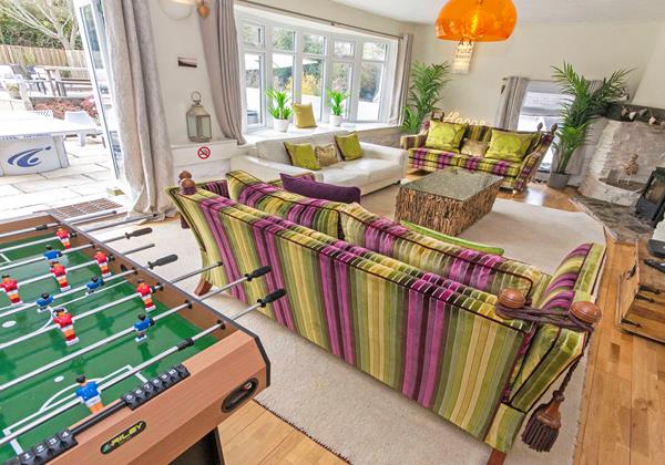 Entertainment lounge with Table Football