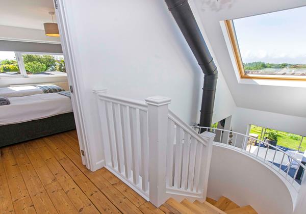 Open plan stair case