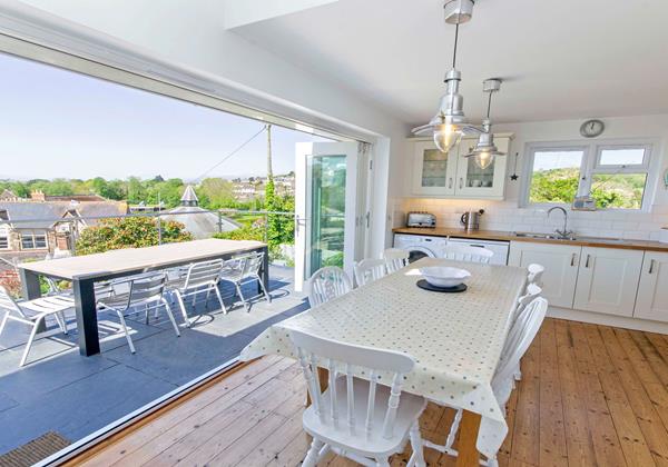 Bifold doors for entertaining
