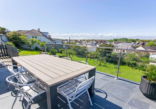 Enjoy fabulous views from the terrace