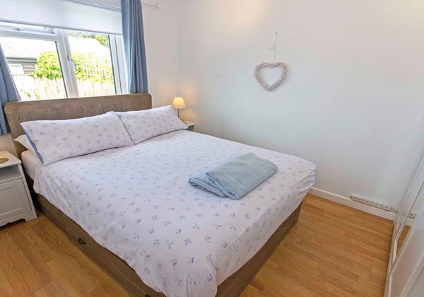 Master bedroom with double bed