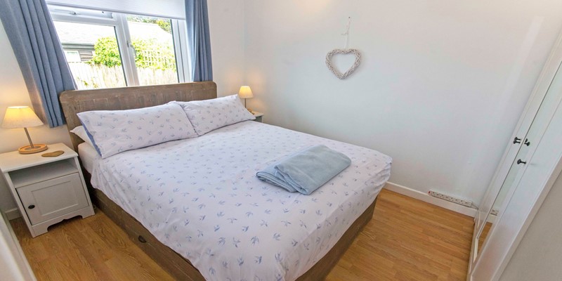 Master bedroom with double bed