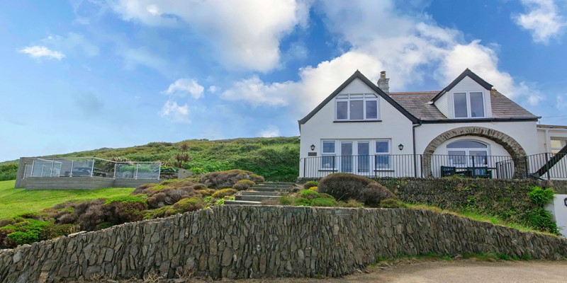 Exterior of Stables with Decking Area