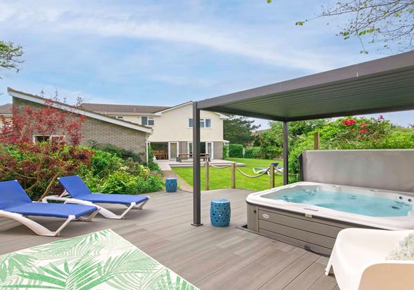 Hot Tub Decking Area