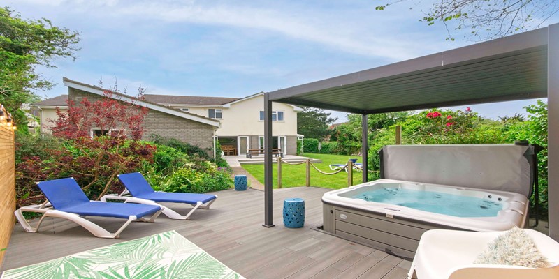 Hot Tub Decking Area
