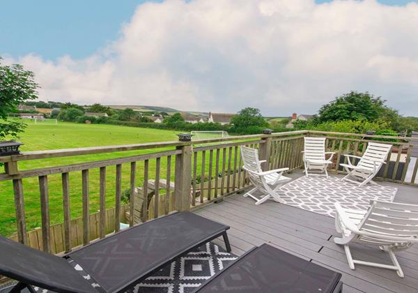 Private Balcony with a view and sunloungers