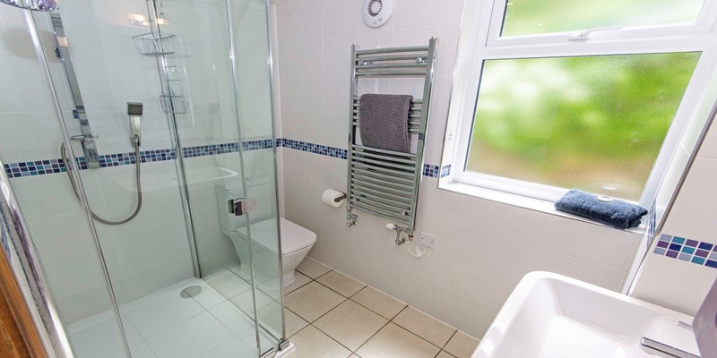 Large ground floor double shower room