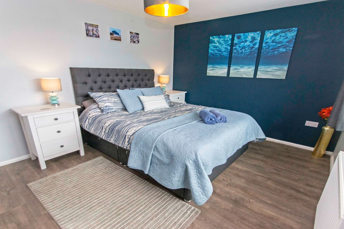 Master bedroom at Sandbanks Braunton North Devon