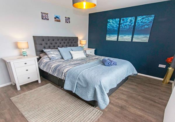 Master bedroom at Sandbanks Braunton North Devon