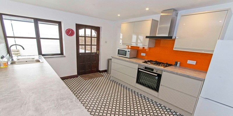 Rear sheltered courtyard Garden