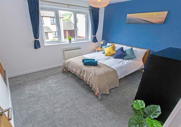 Double bedroom with wardrobe