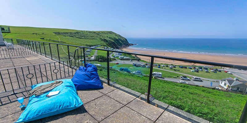 Beautiful views overlooking the beach