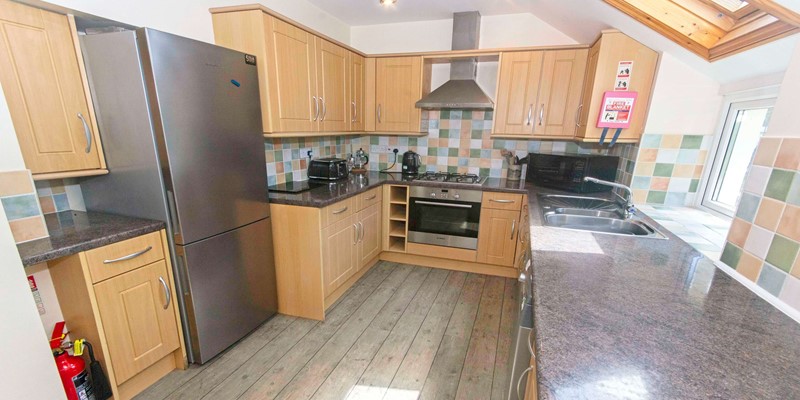 Bright kitchen diner space