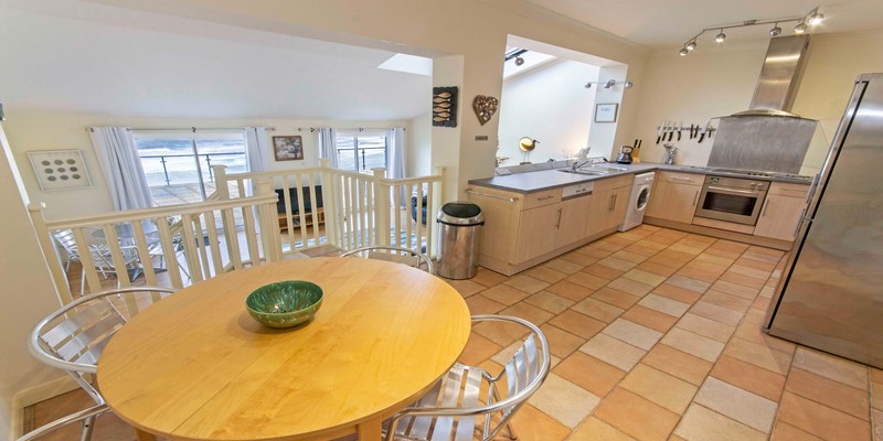 Spacious open plan kitchen diner