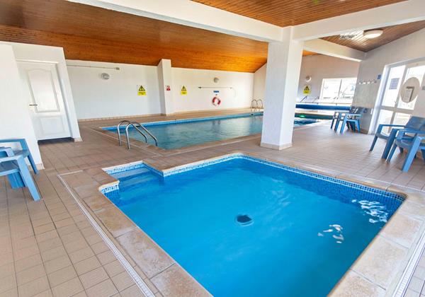 Indoor heated swimming pool at Putsborough