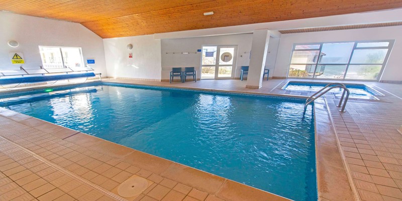 Indoor swimming pool in Putsborough Devon