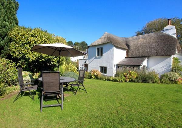 Garden dining and  relaxation