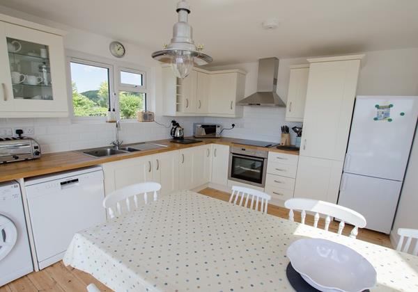 Kitchen for self catering in North Devon