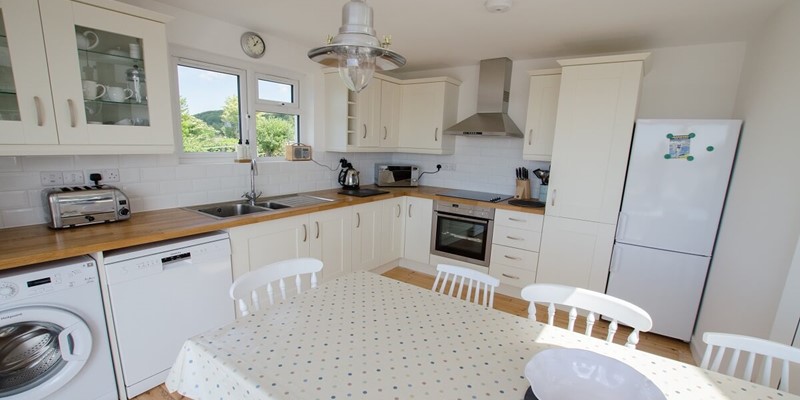 Kitchen for self catering in North Devon